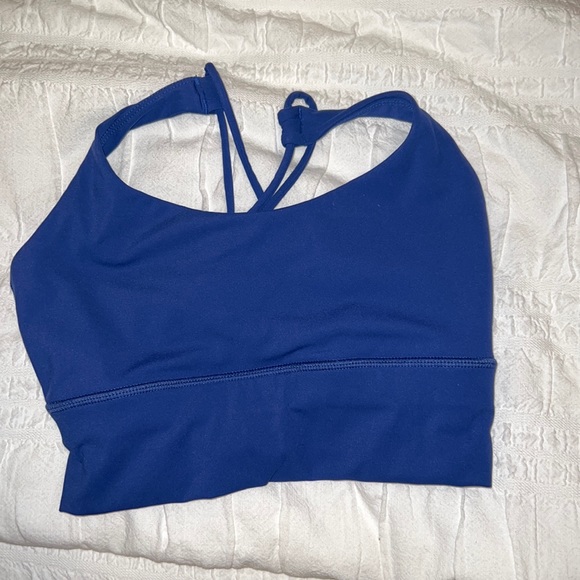 Adanola ROYAL BLUE Cross Back Sports Bra - Picture 6 of 7